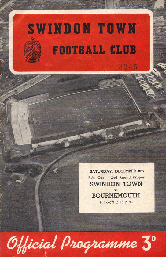 <b>Saturday, December 8, 1956</b><br />vs. Bournemouth and Boscombe Athletic (Home)